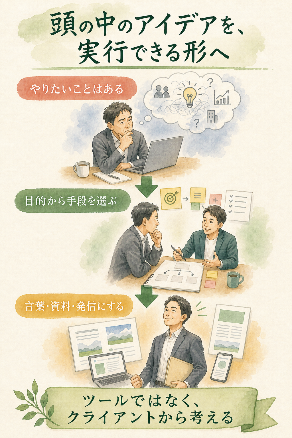 高木佑介 目的から手段を選びアイデアを実行できる形へ整理する流れ スマホ版